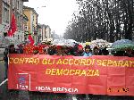 Sciopero generale Cgil a Brescia