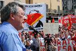 Sciopero generale con manifestazione Fiom e Cgil di Brescia